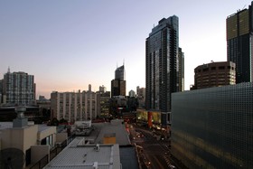 Arrow on Swanston