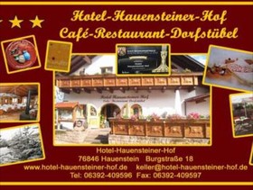 Hotel Hauensteiner Hof Cafe Restaurant Dorfstübel