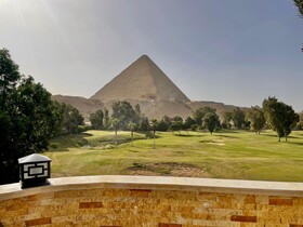 Golden Glamour Pyramids View