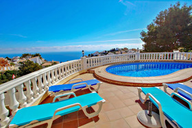 Jean - Sea View Villa With Private Pool In Benitachel