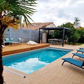 Biscarrosse Bourg Villa Avec Piscine