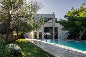 Minimal Blue Villa
