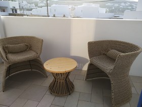 Blue, White and Grey Suites