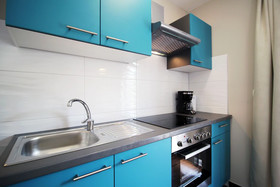 Blue and Yellow Apartments