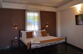 The Red Pier By Downtown Udaipur