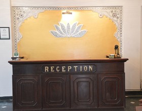 The Red Pier By Downtown Udaipur