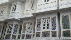 The Red Pier By Downtown Udaipur