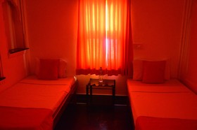 The Red Pier By Downtown Udaipur