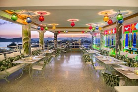 The Red Pier By Downtown Udaipur