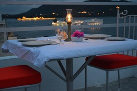 The Red Pier By Downtown Udaipur