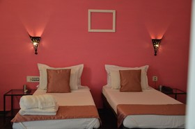 The Red Pier By Downtown Udaipur