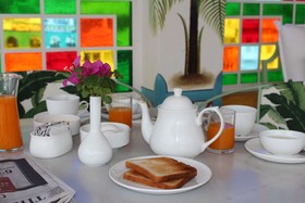 The Red Pier By Downtown Udaipur