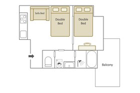 Apartment Hotel 11 Shinsaibashi