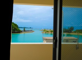 Blue Entrance Kitchen