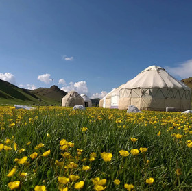 Yurt Camp Azamat At Song Kol Lake
