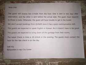 Backpackers in Jeju City Center