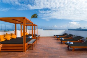 Terrasse Hotel Playa del Carmen