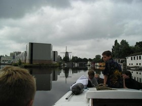 Houseboat under the Mill