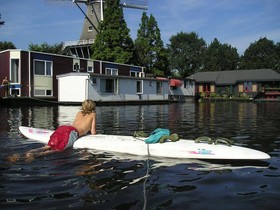 Houseboat under the Mill