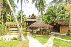 Surfing Carabao Beach Houses