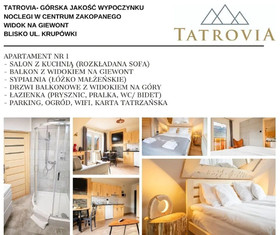 Tatrovia Widokowe Apartamenty