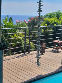 Suite Indigo Jacuzzi Prive Piscine Vue Mer acces cuisine laverie