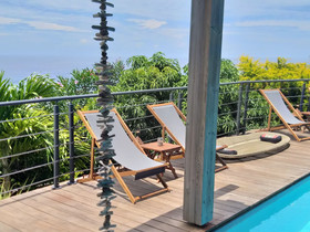 Suite Indigo Jacuzzi Prive Piscine Vue Mer acces cuisine laverie