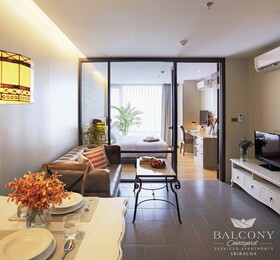 Balcony Courtyard Si Racha Hotel & Serviced Apartments