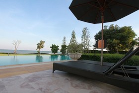 Panorama sea view at Boulevard Cha-am