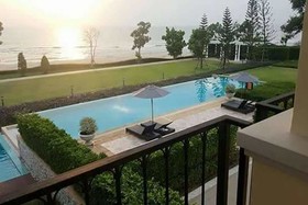 Panorama sea view at Boulevard Cha-am