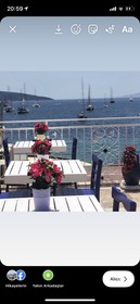 White and Blue Bodrum