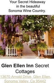 Glen Ellen Inn Secret Cottages