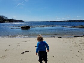 Sunset Beach on Linekin Bay