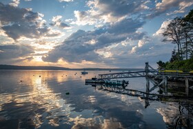 Sunset Beach on Linekin Bay