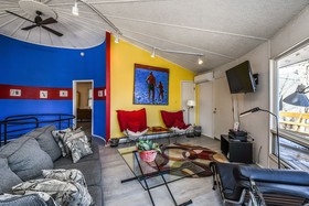 Retro Lake Landing House
