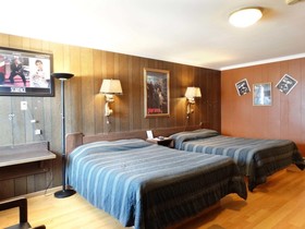 Blue and White Motel