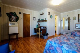 Blue and White Motel