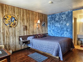 Blue and White Motel