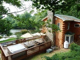 A Rustic River Cabin