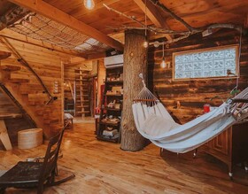 Treehouse Over the Water Eagles Nest