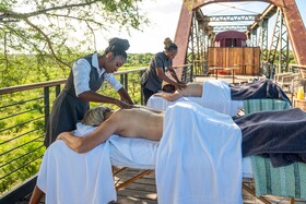 Kruger Shalati - Train on The Bridge & Garden Suites