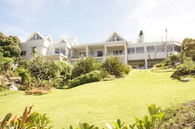 Pink Lodge on the Beach
