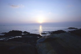 Sunset in Garden
